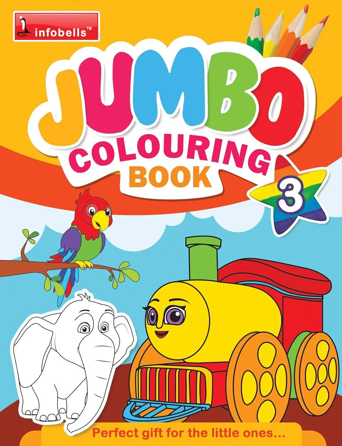 Jumbo Activity Colouring Best Gift for Drawing and Painting Books Vol 3