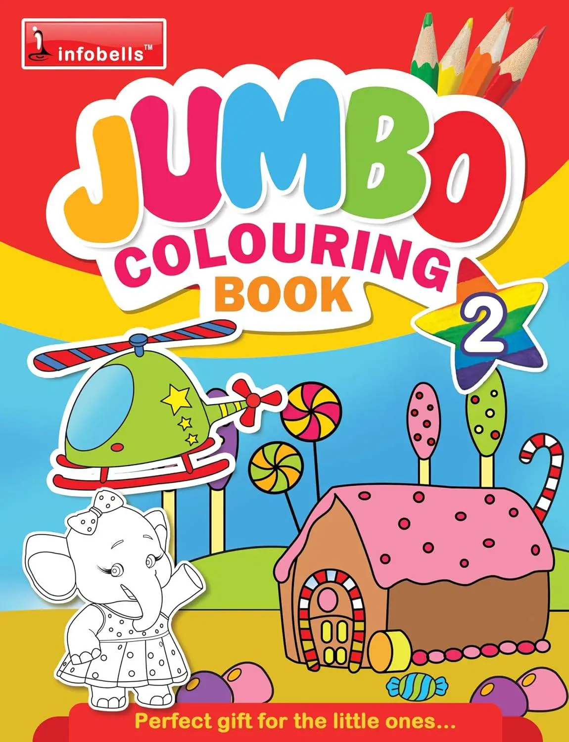 Jumbo Activity Colouring Best Gift for Drawing and Painting Books Vol 2