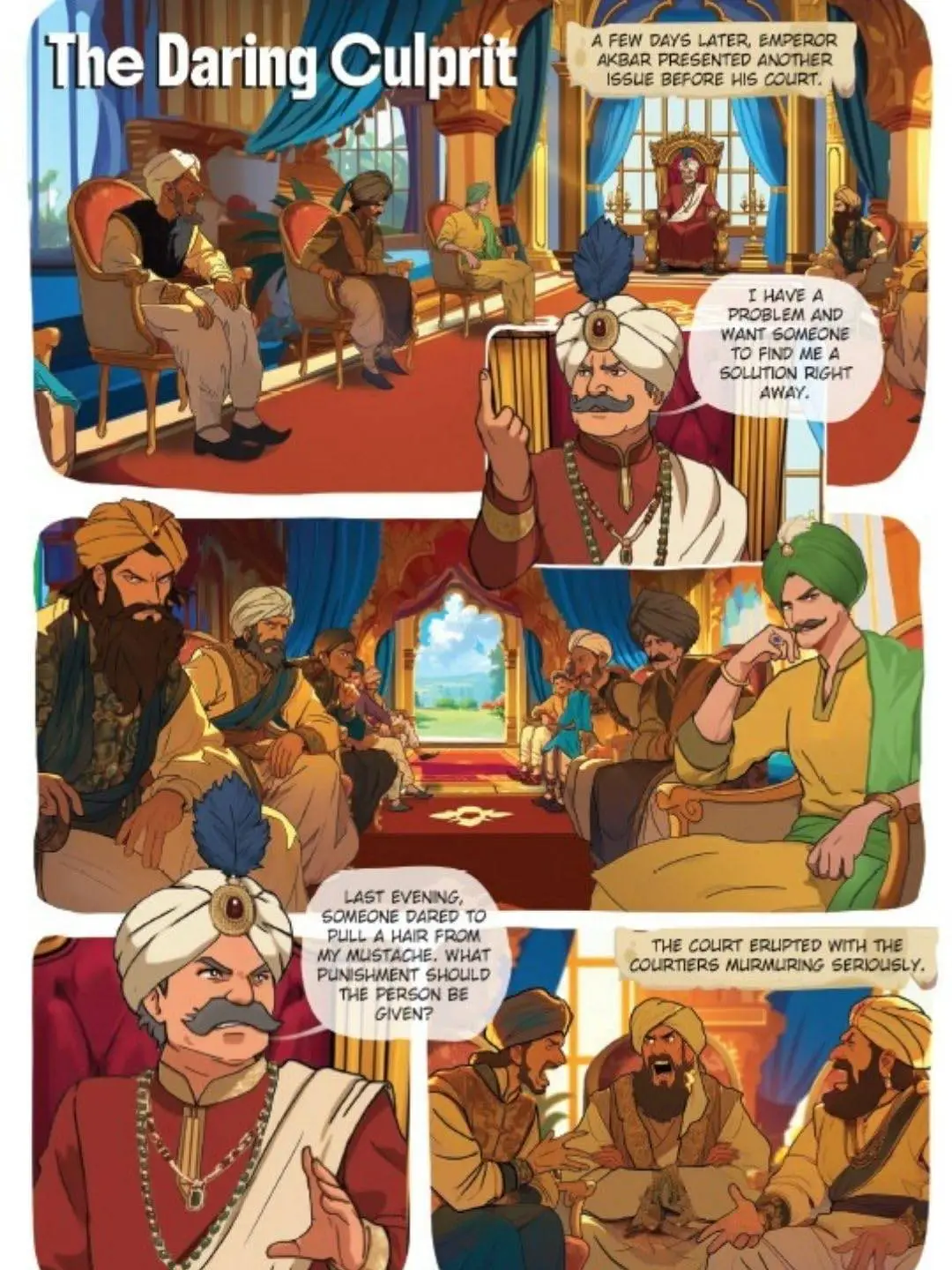 Akbar and Birbal  comic book view 7