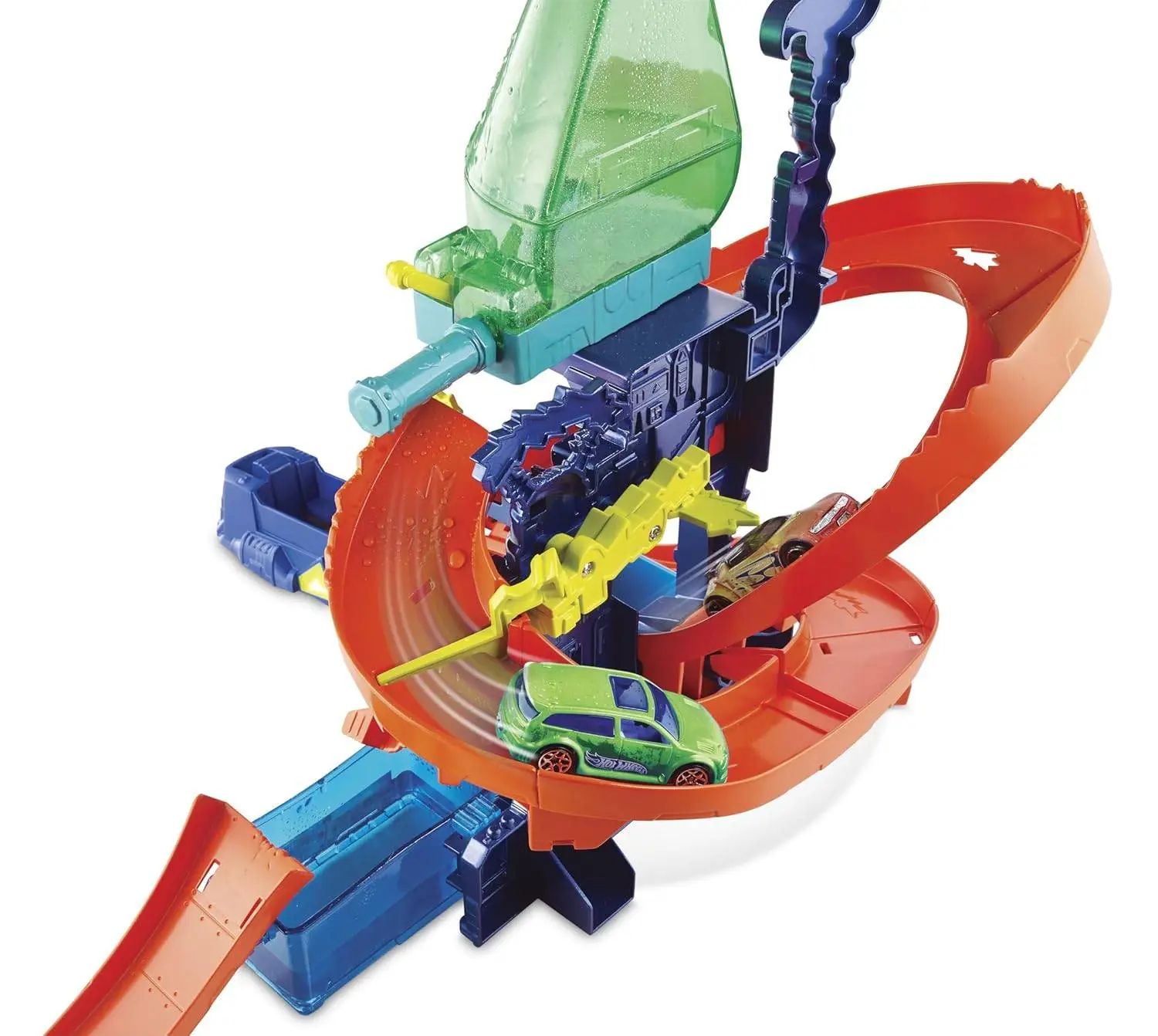Hot Wheels® Color Shifters™ Science Lab with 1:64 Scale Cars, Track, Waterfall Ages 3 and Older view 6