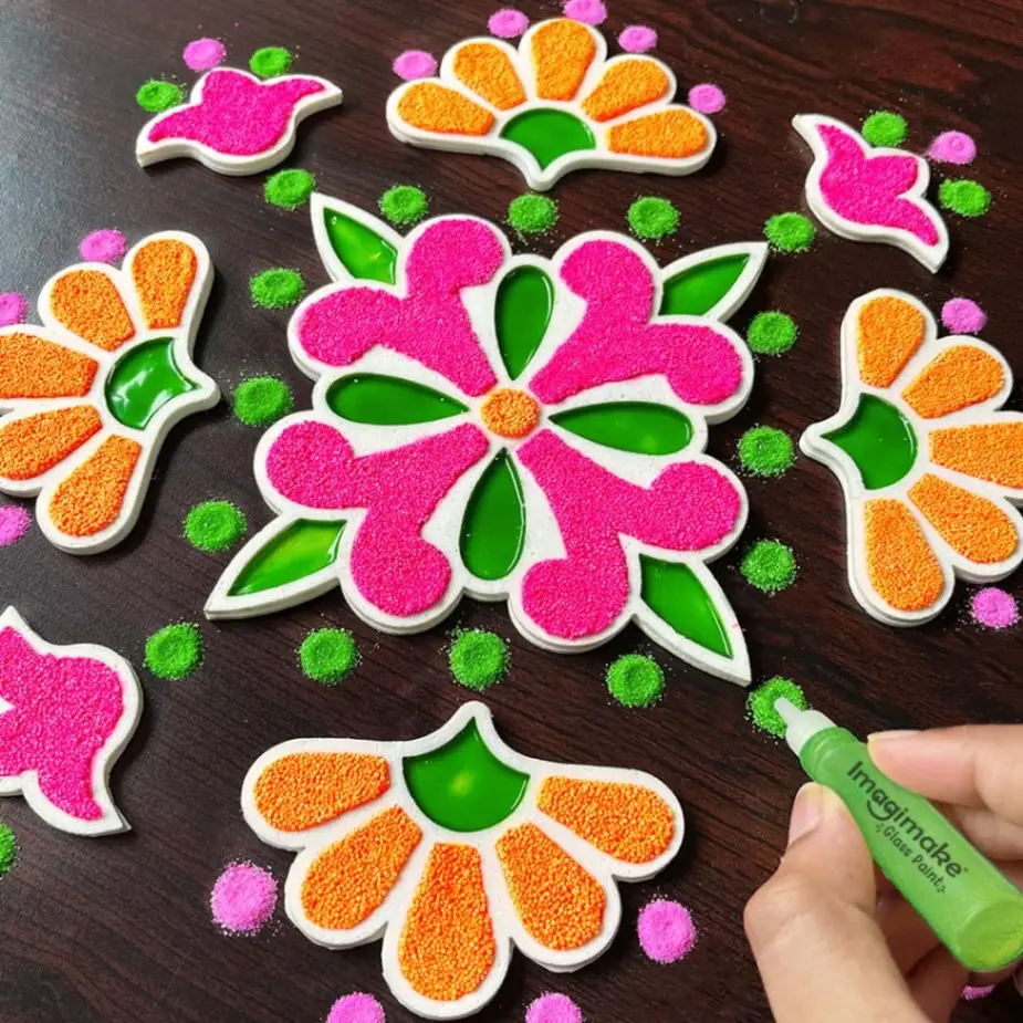 Imagimake Celebration Kit – 13 Festival Craft Projects for Kids Ages 5–12 | One Activity Every Month | Republic Day, Holi, Rakhi, Diwali, Christmas & More | 500+ Art & Craft Supplies | Best Festival & Birthday Gift for Boys and Girls view 5