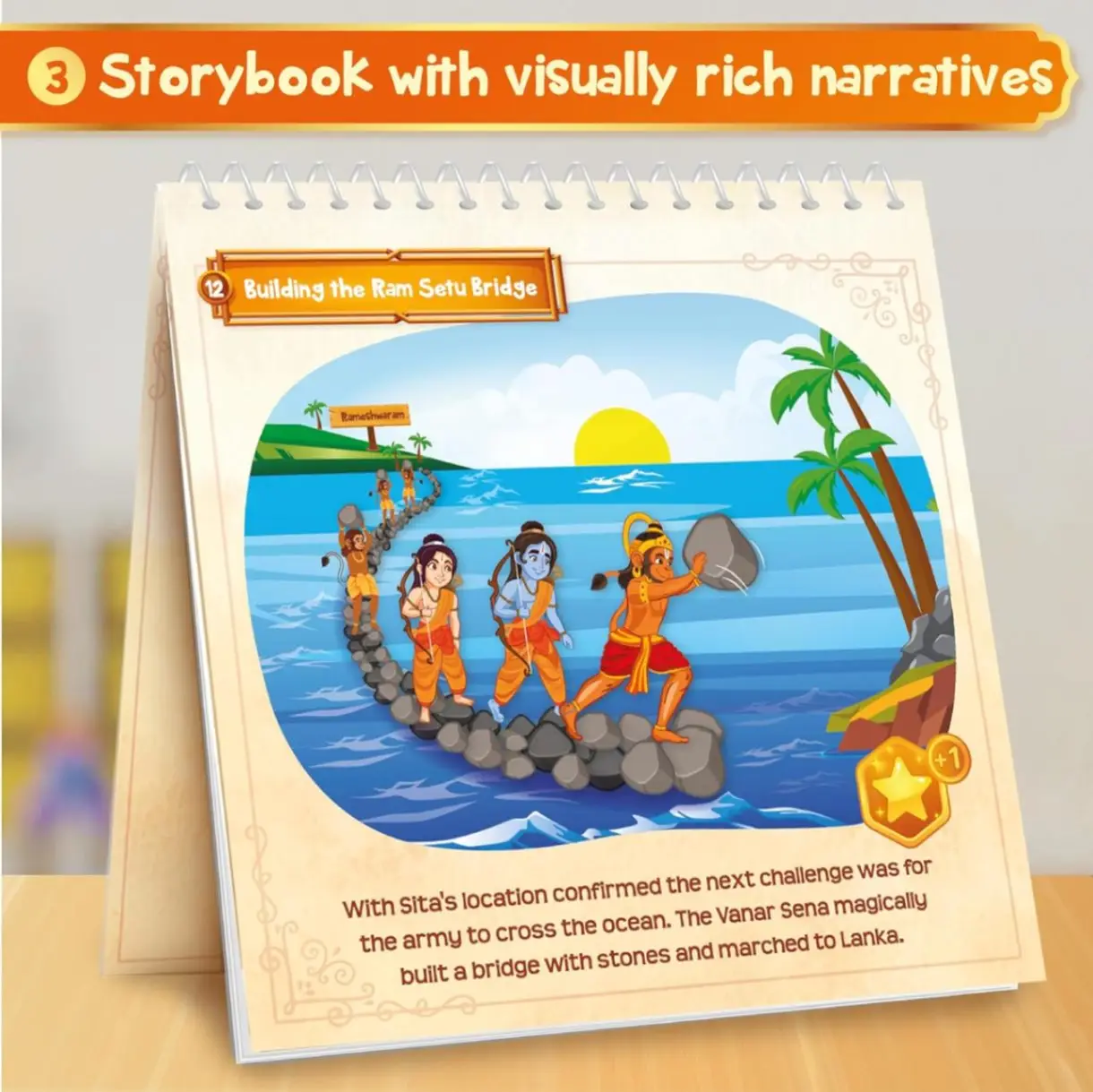 Imagimake Mapology Tales of Ramayana | 3-in-1 Fun Family Board Game | Magnetic Path Puzzle | Ramayana Storybook | Trump Cards| Gifts for Kids Age 8,9,10,11,12 view 3