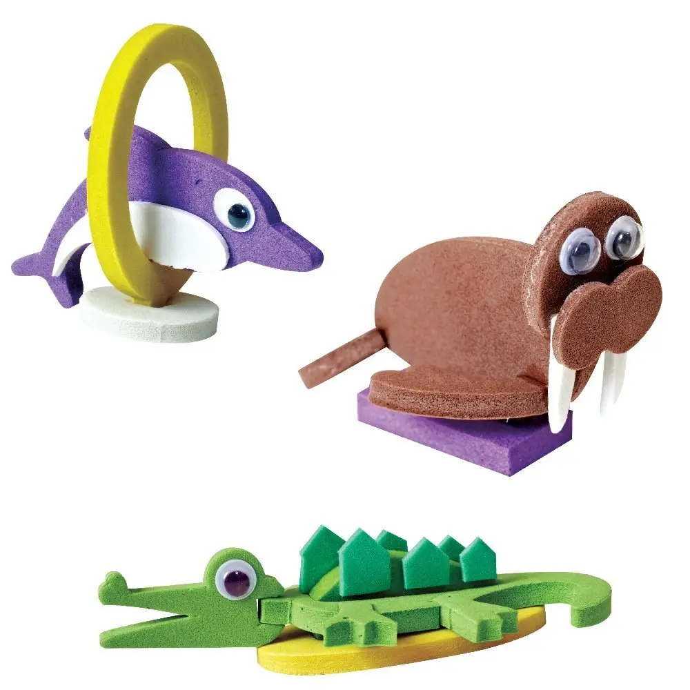 Imagimake Mapology Animals Around The World | Make 13 Miniature Models | 3D Puzzle for Kids | Birthday Gift for Girls & Boys | Educational Toys for 5,6,7,8,9 Years view 2