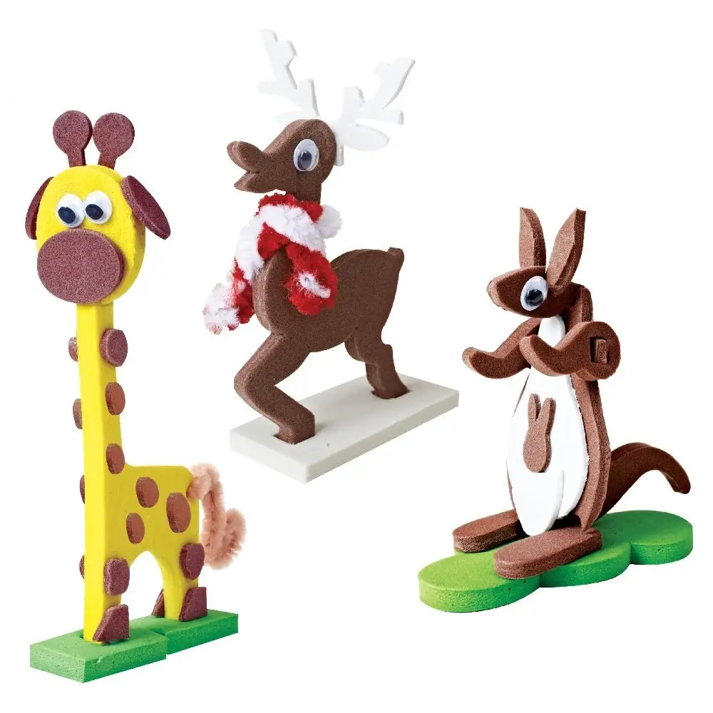 Imagimake Mapology Animals Around The World | Make 13 Miniature Models | 3D Puzzle for Kids | Birthday Gift for Girls & Boys | Educational Toys for 5,6,7,8,9 Years view 4