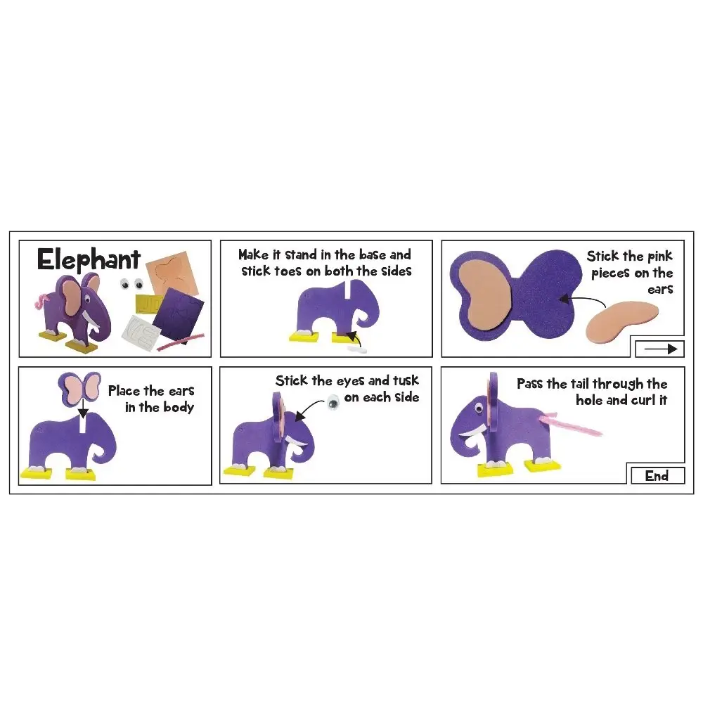Imagimake Mapology Animals Around The World | Make 13 Miniature Models | 3D Puzzle for Kids | Birthday Gift for Girls & Boys | Educational Toys for 5,6,7,8,9 Years view 5