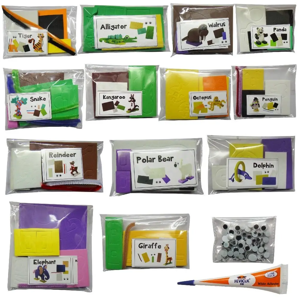 Imagimake Mapology Animals Around The World | Make 13 Miniature Models | 3D Puzzle for Kids | Birthday Gift for Girls & Boys | Educational Toys for 5,6,7,8,9 Years view 9