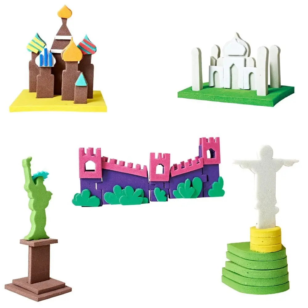 Imagimake Mapology Mounments Around The World | Make 13 Miniature Models| 3D Puzzle for Kids | Birthday Gift for Girls & Boys | Educational Toys for 5,6,7,8,9 Years view 3