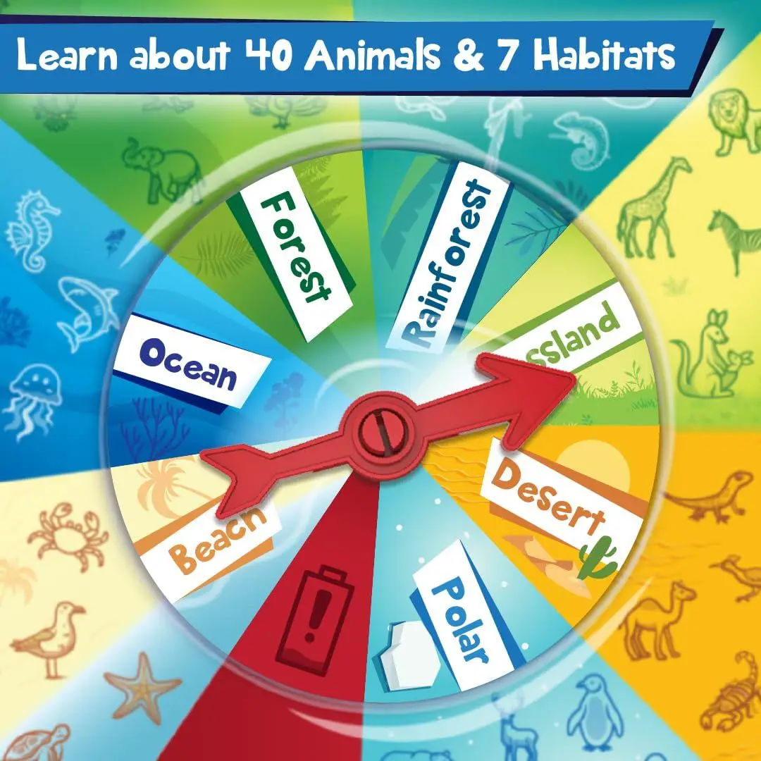 Imagimake Rescue Quest–Animals & Habitats | Spin, Discover & Rescue Animals | Educational Toys |Fun Board Games for Friends & Family Night |Travel-Friendly Indoor Game |Gift for Kids Ages 5,6,7,8,9,10 view 2