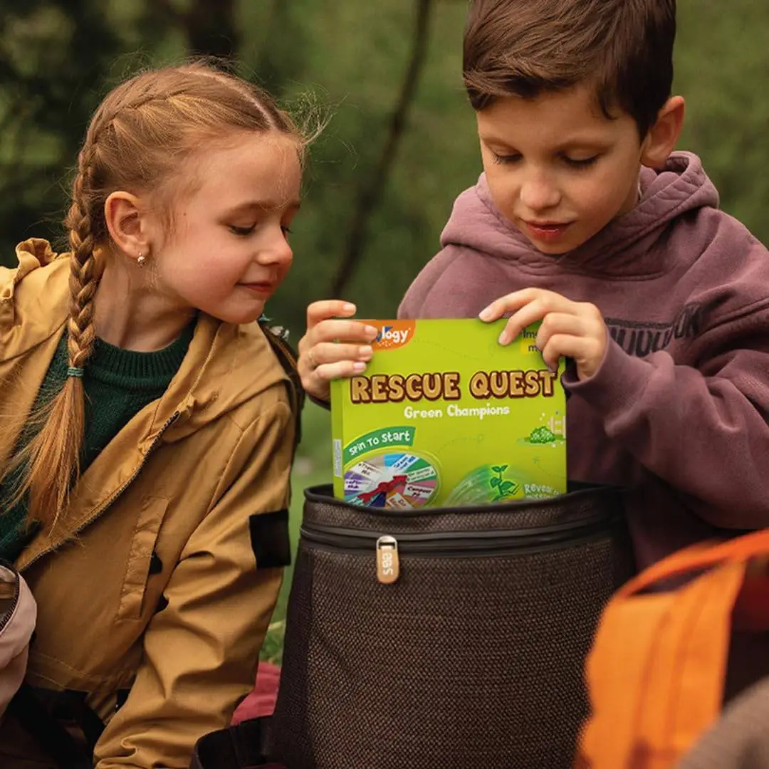 Imagimake Rescue Quest–Green Champions | Spin, Discover & Rescue Green Missions | Educational Fun Board Games for Friends & Family Night |Travel-Friendly Indoor Game |Gift for Kids Ages 5,6,7,8,9,10 view 6