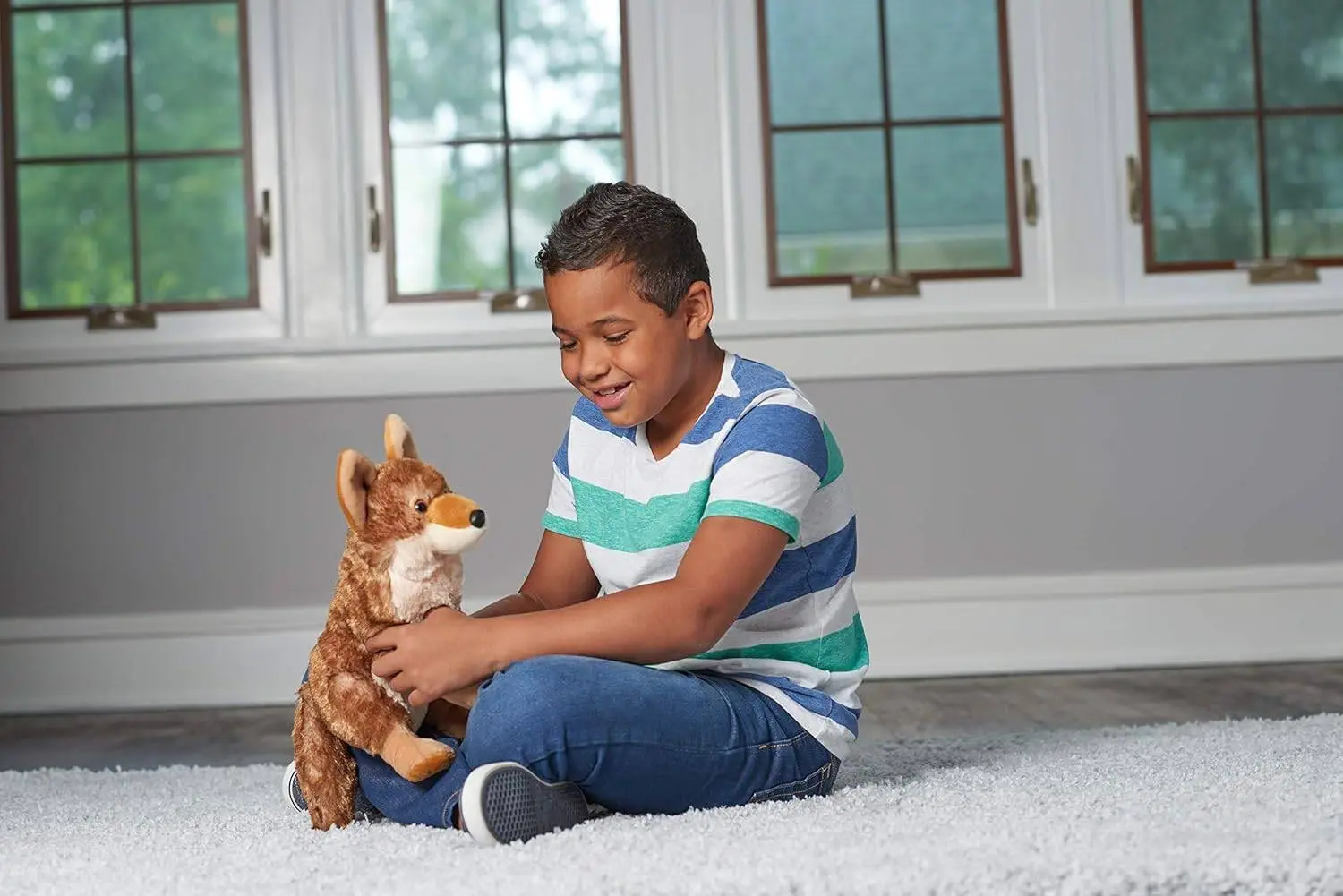 WILD REPUBLIC Cuddlekins, Coyote, Stuffed Animal, Plush Toy, Gifts for Kids, 12 Inches view 6