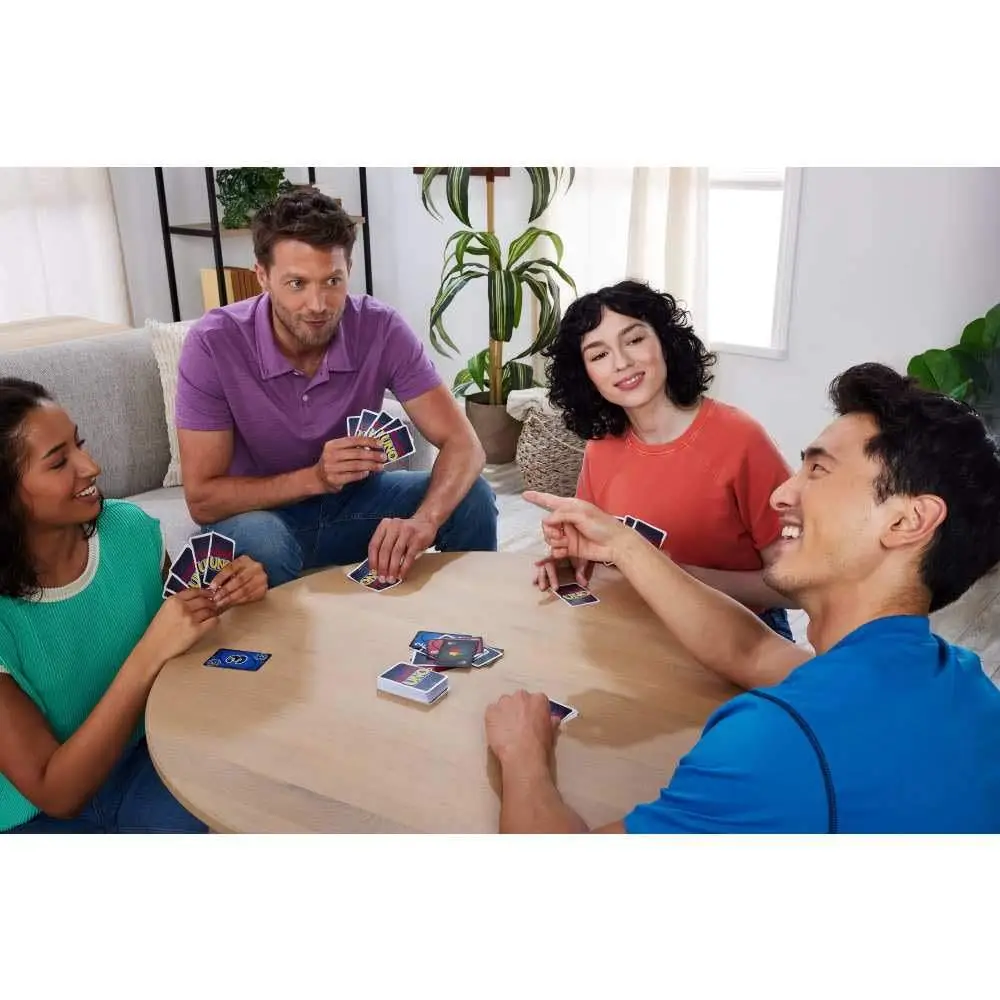 Mattel Games Liar’s UNO Card Game for Adults, Kids, Families, Parties & Game Nights, Travel Fun, Outwit Other Players with Bluffing & Trickery view 4