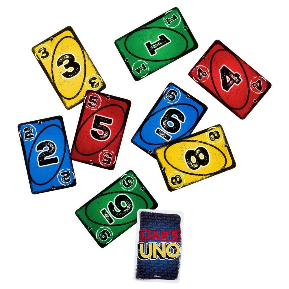 Mattel Games Liar’s UNO Card Game for Adults, Kids, Families, Parties & Game Nights, Travel Fun, Outwit Other Players with Bluffing & Trickery view 5