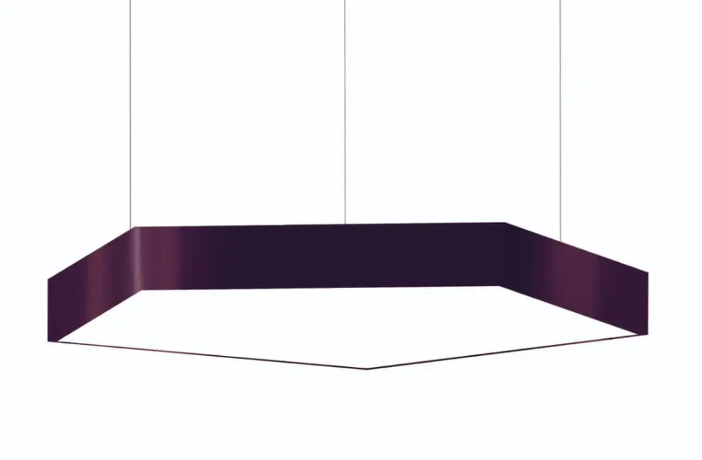 Modern Hexagonal LED Pendant Lights view 2
