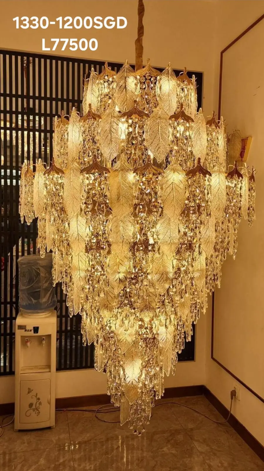 Elegant Crystal Chandelier - 1330-1200SGD view 2