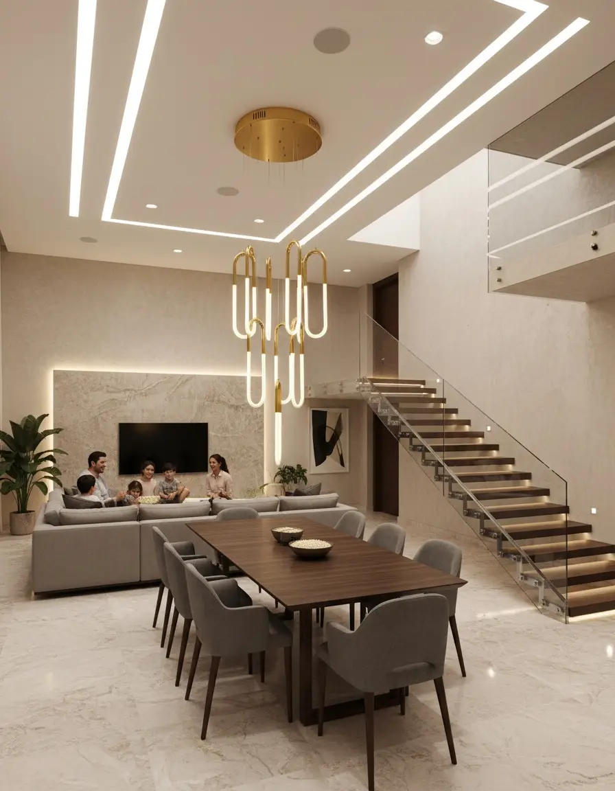 Modern LED Chandelier 86082-10