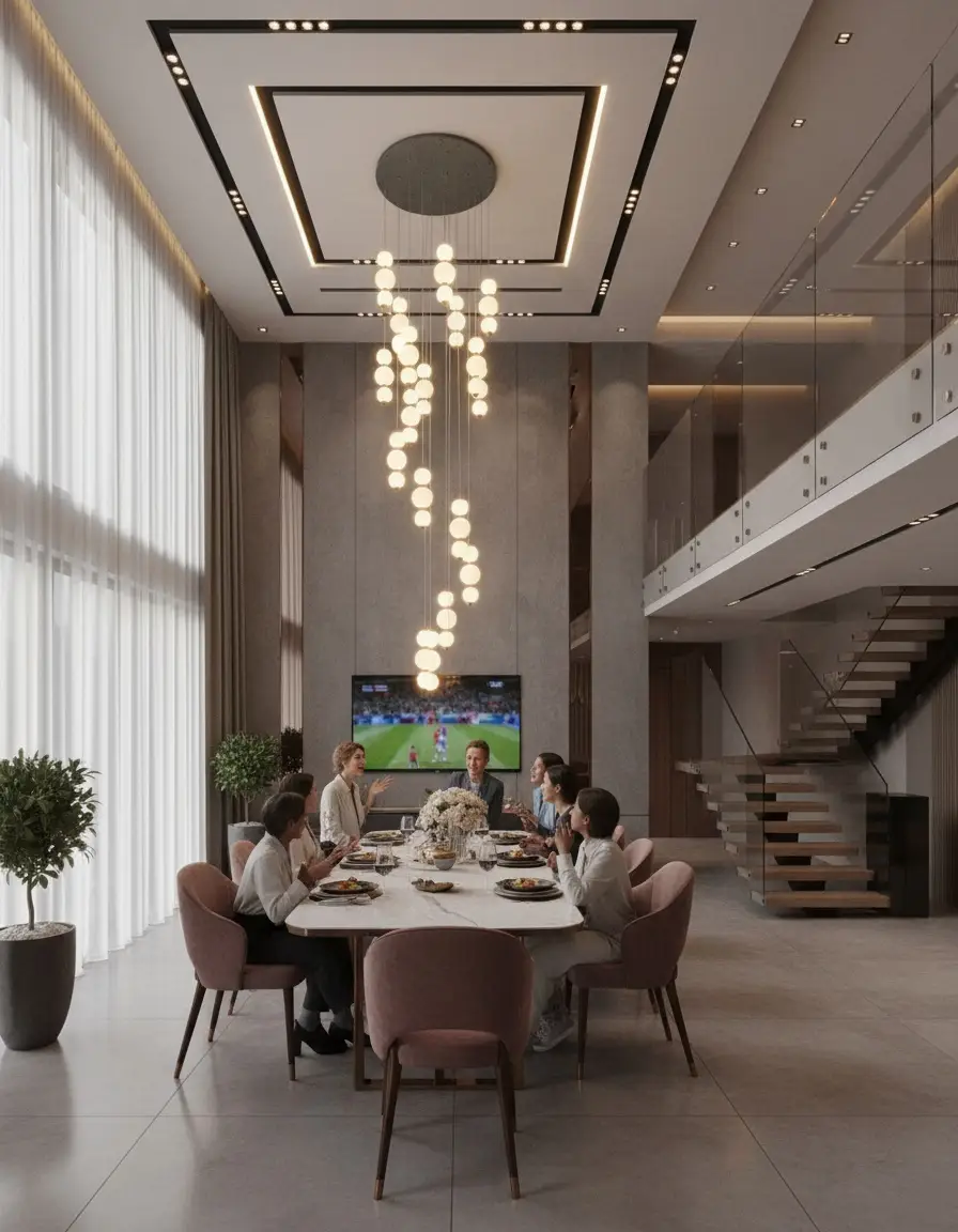 Vertical Globe Chandelier 851-18