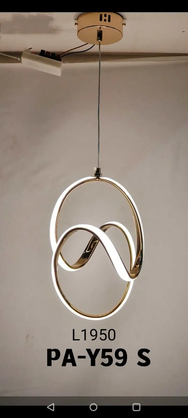 Elegant Orb Pendant Light - PA-Y59 S view 2