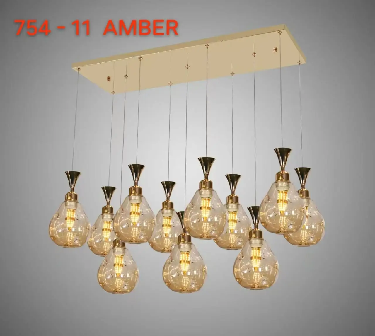 Pendant Light 754-11 Amber view 2