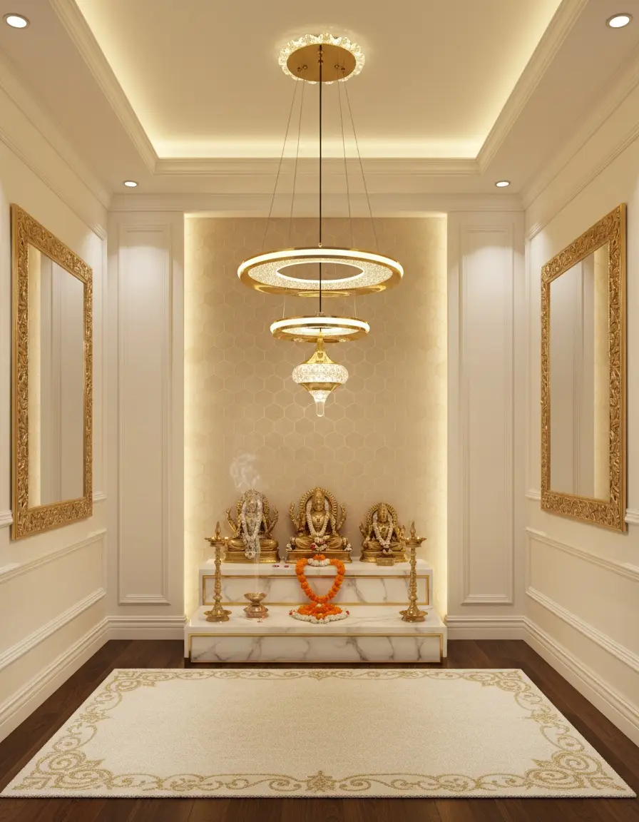 Celestial Gold Chandelier - 2234 view 2