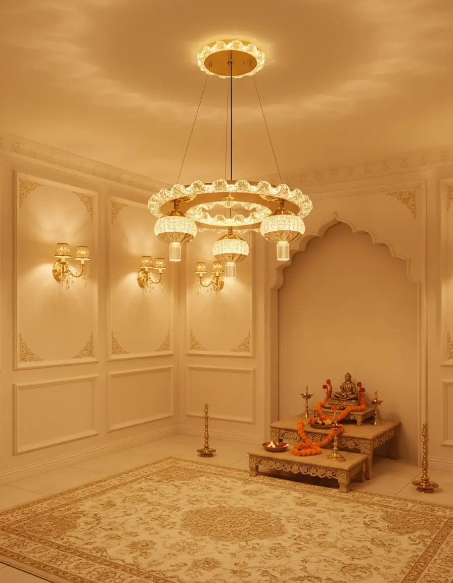 Elegant Crystal Chandelier - 2258 view 2
