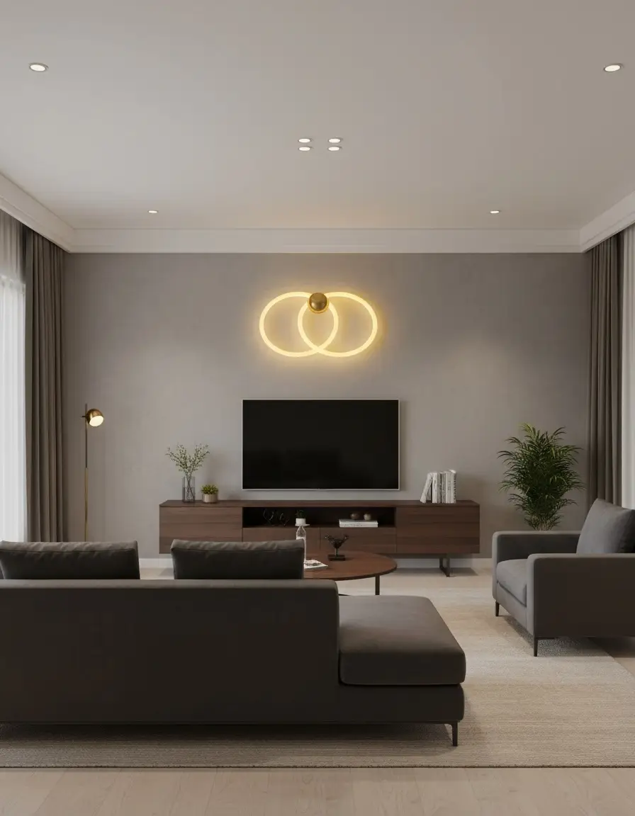 Golden Halo Wall Light - A165