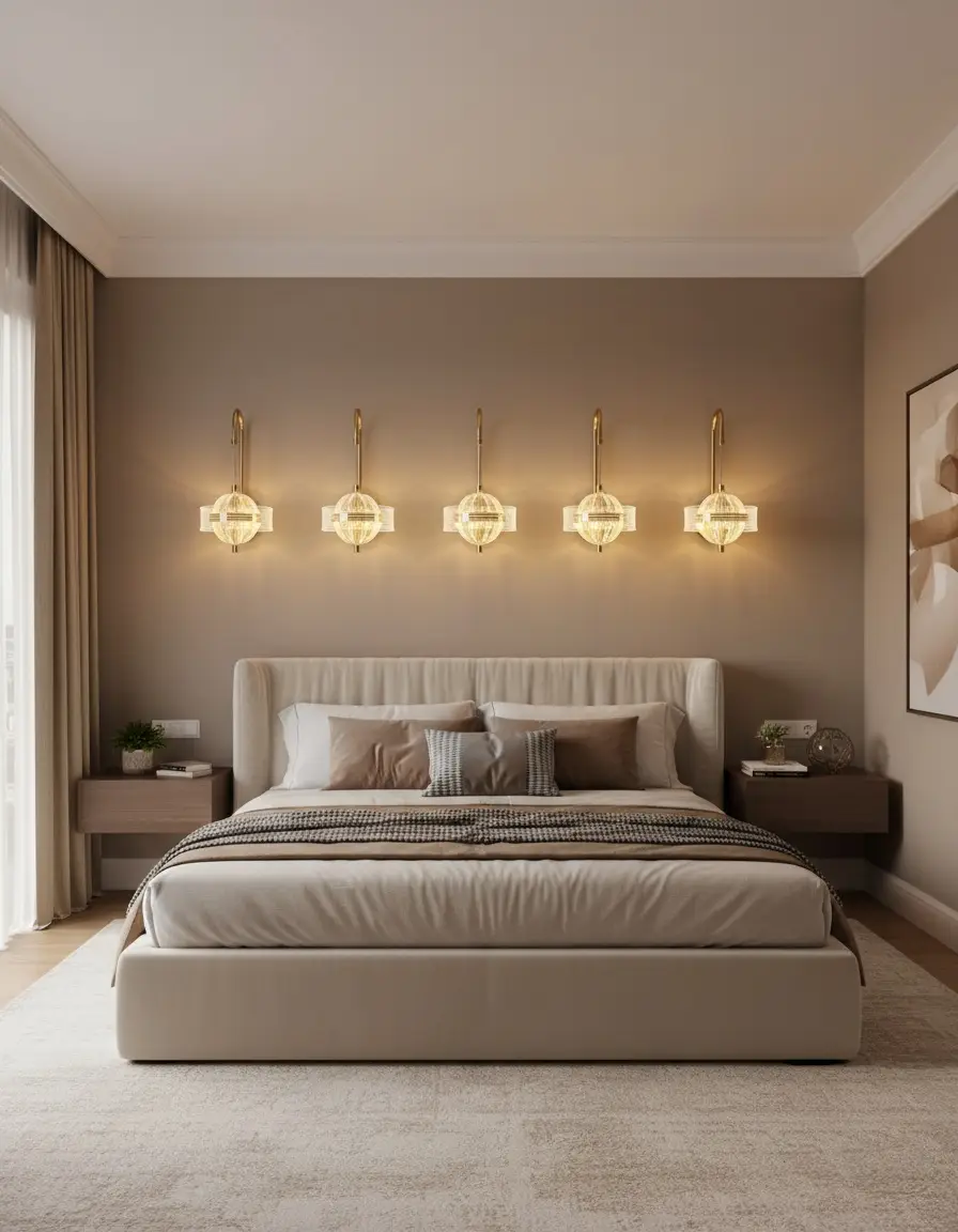 Golden Globe Wall Lamps - C394