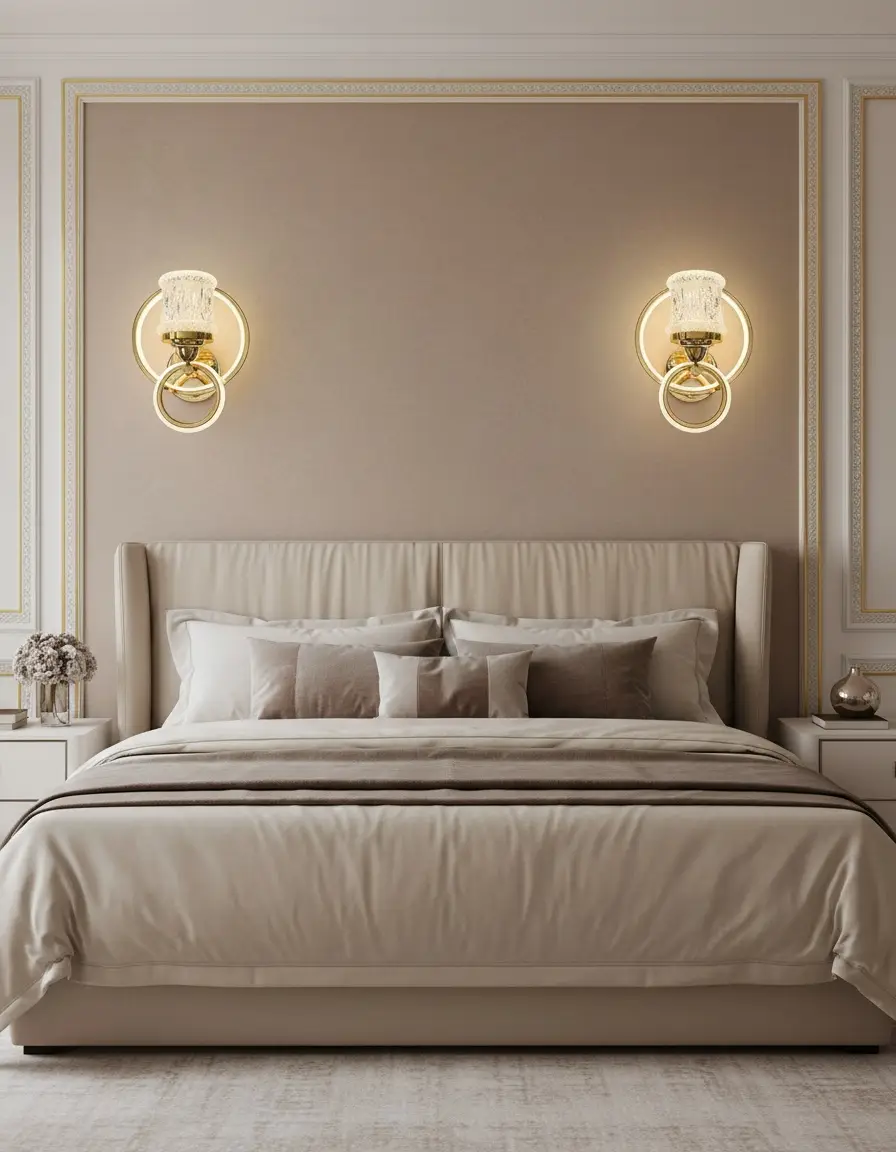 Gold Luxe Wall Lamp - 7203