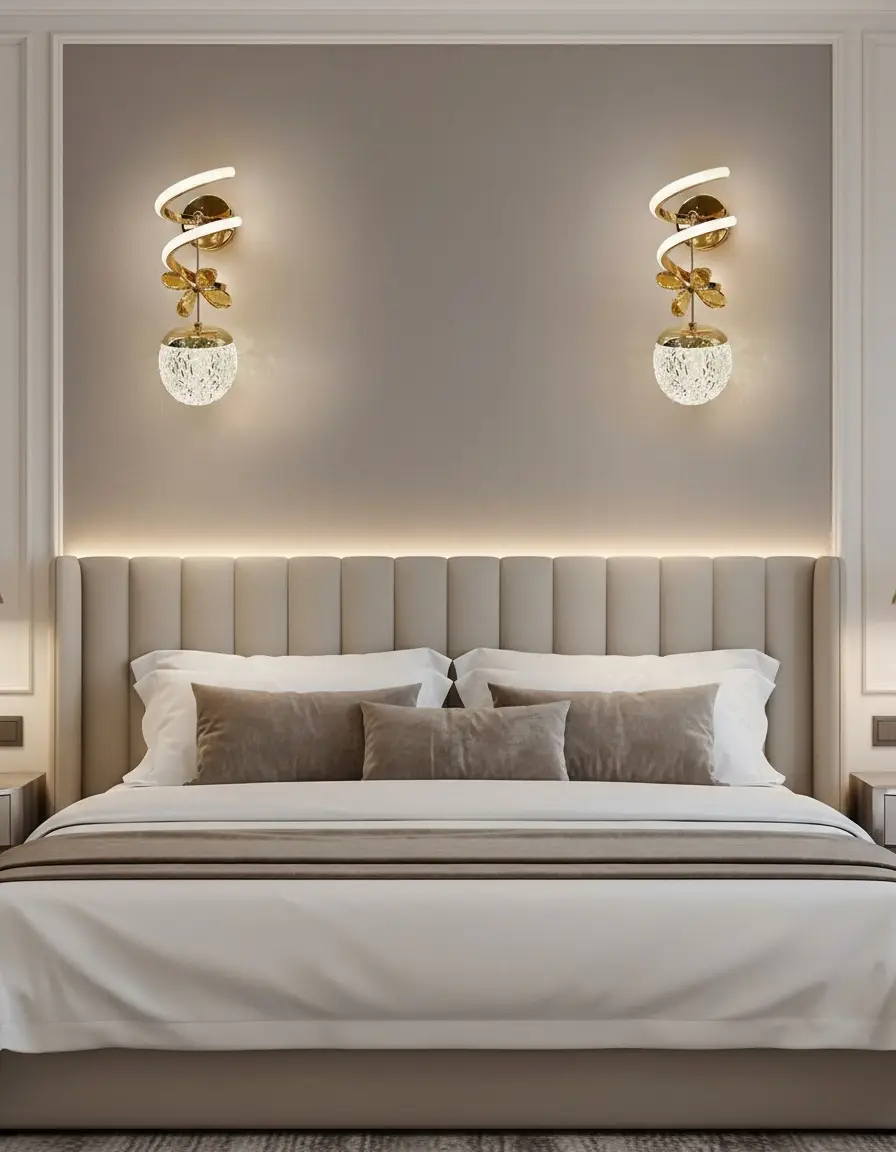 Elegant Spiral Wall Lamp - 7245