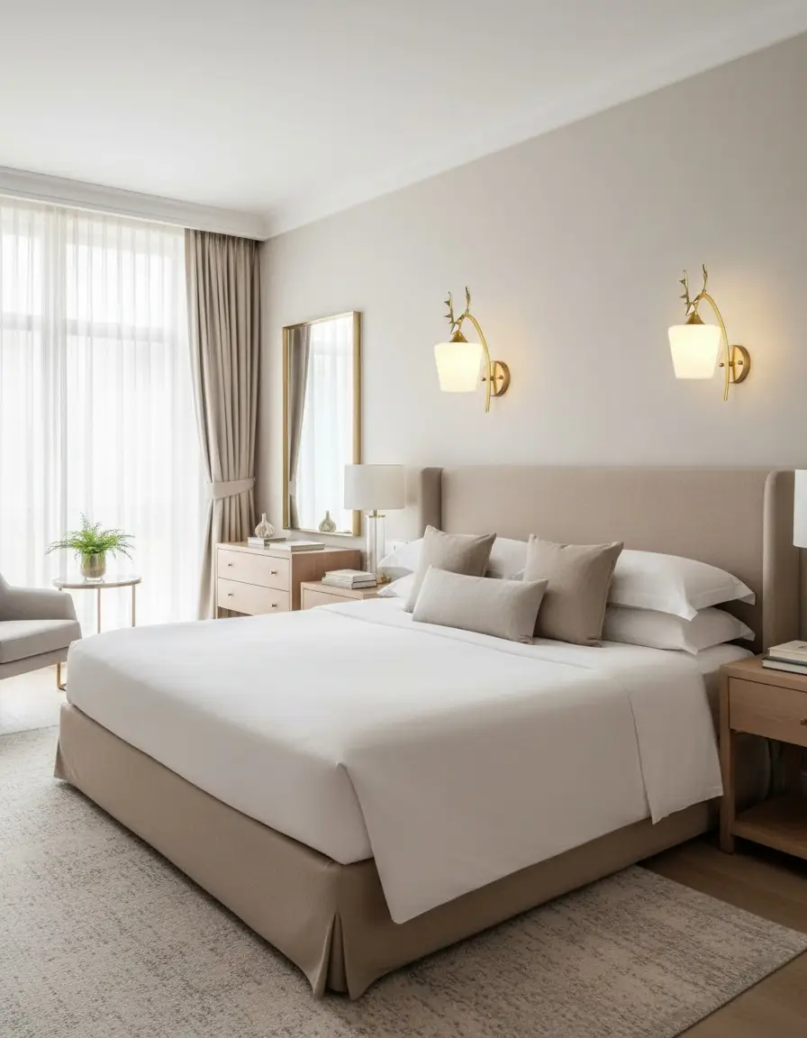 Elegant Gold Wall Lamp - 009