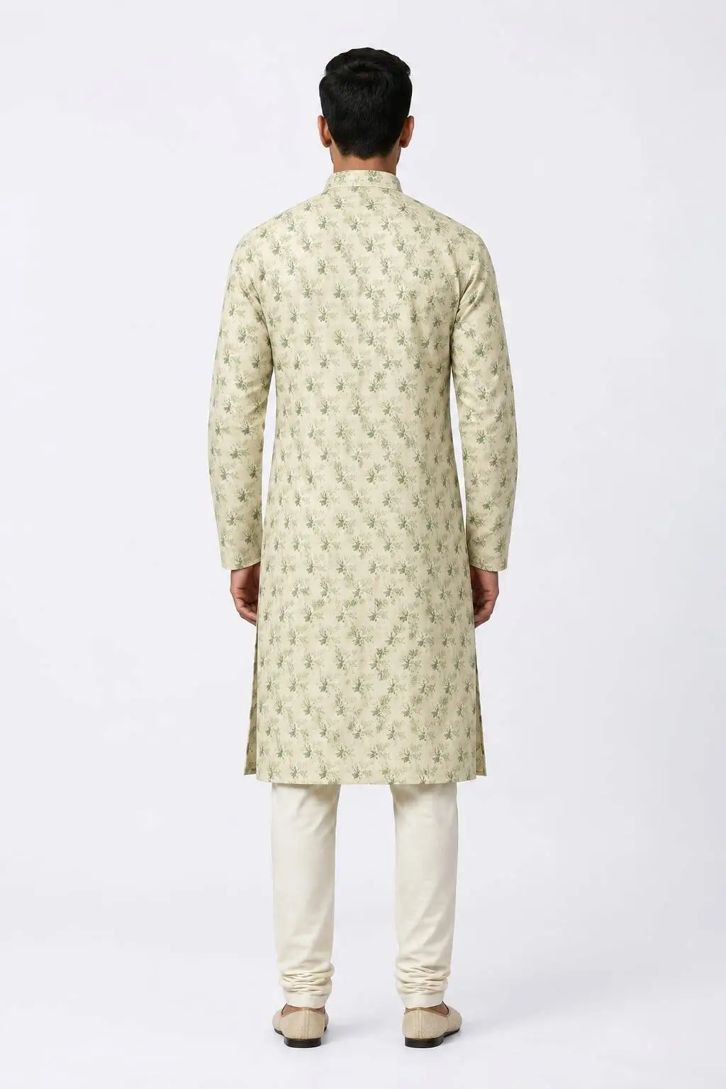 LCF CHIKAN COMPUTER EMBROIDERY COTTON DIGITAL PRINT LONG KURTAA view 3