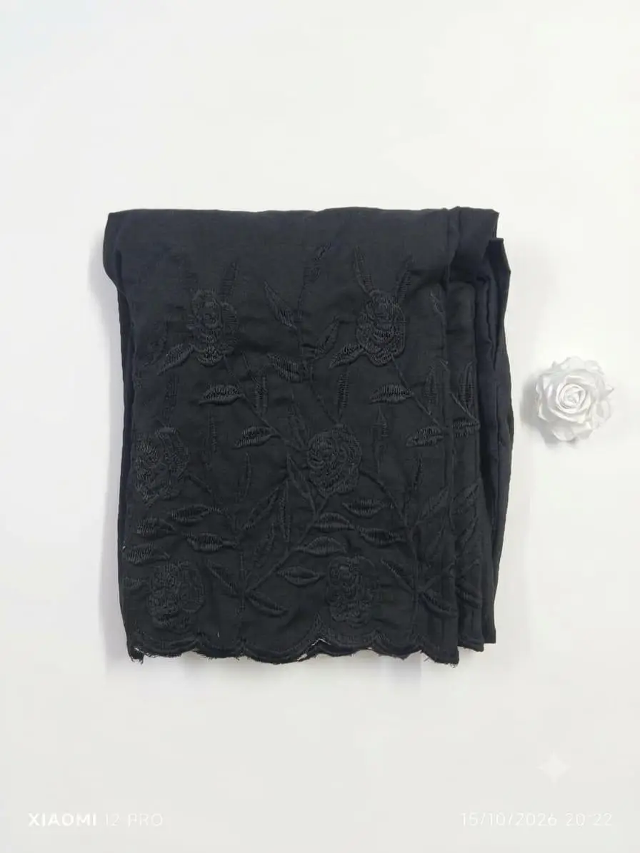 LCF CHIKAN EMBROIDERY COMPUTER WORK WOMAN PLAZZO - BLACK view 4