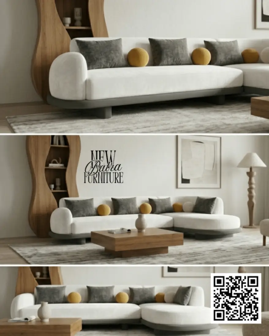 Modern Curved Sofa Set view 2