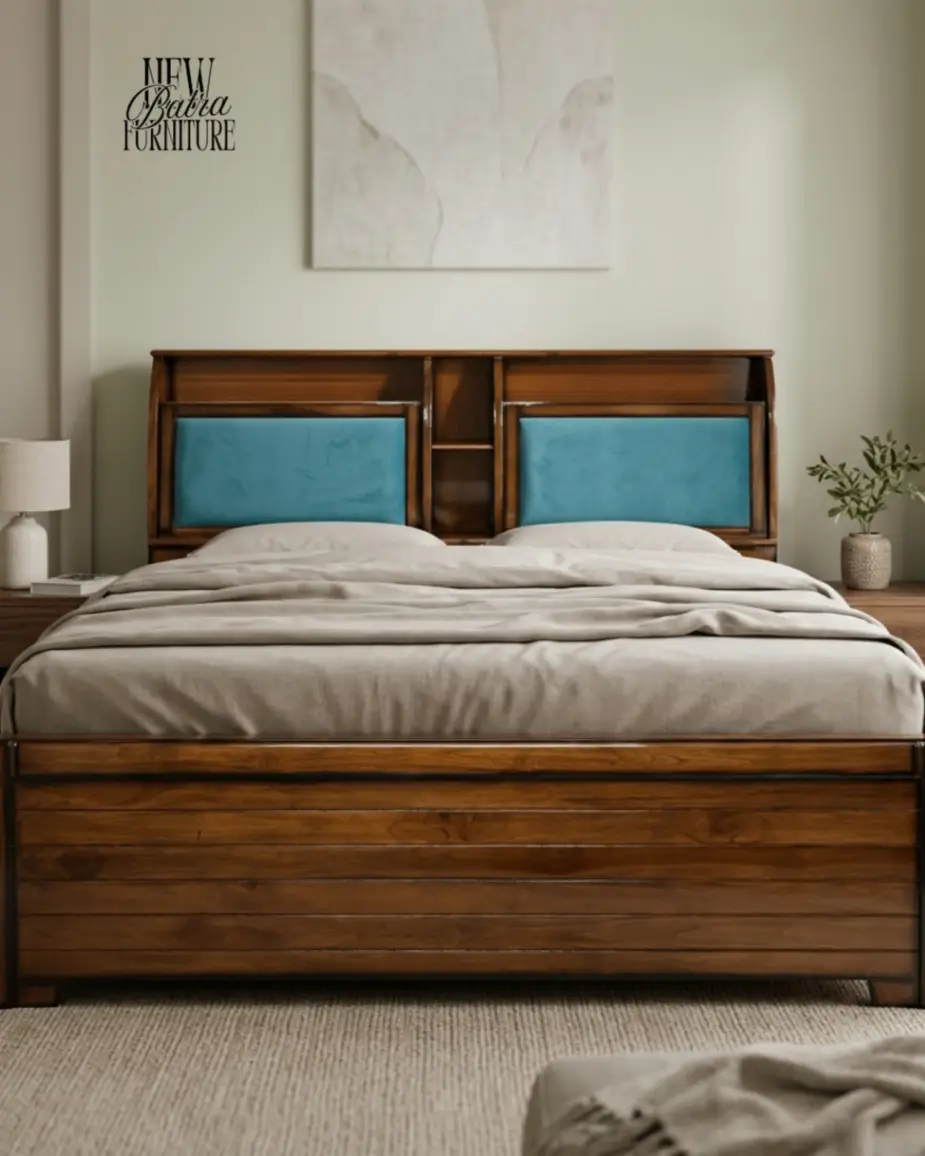 Elegant Wooden Bed by New Batra Furniture