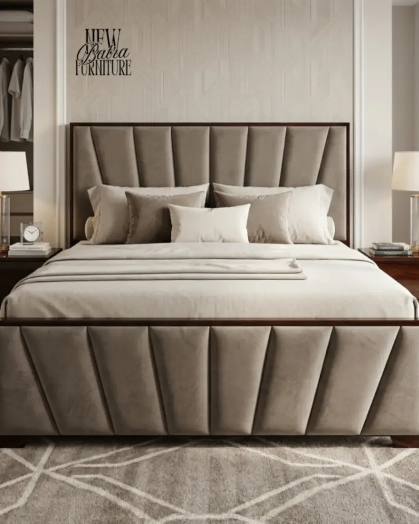 Elegant Upholstered Bed