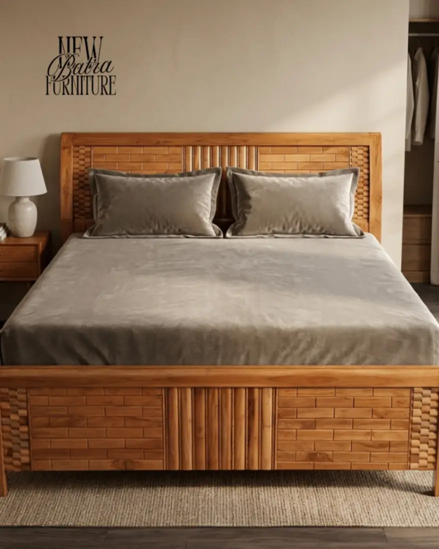 Bamboo Wood Bed