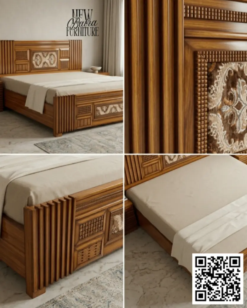 Uniq Wooden Bed view 2