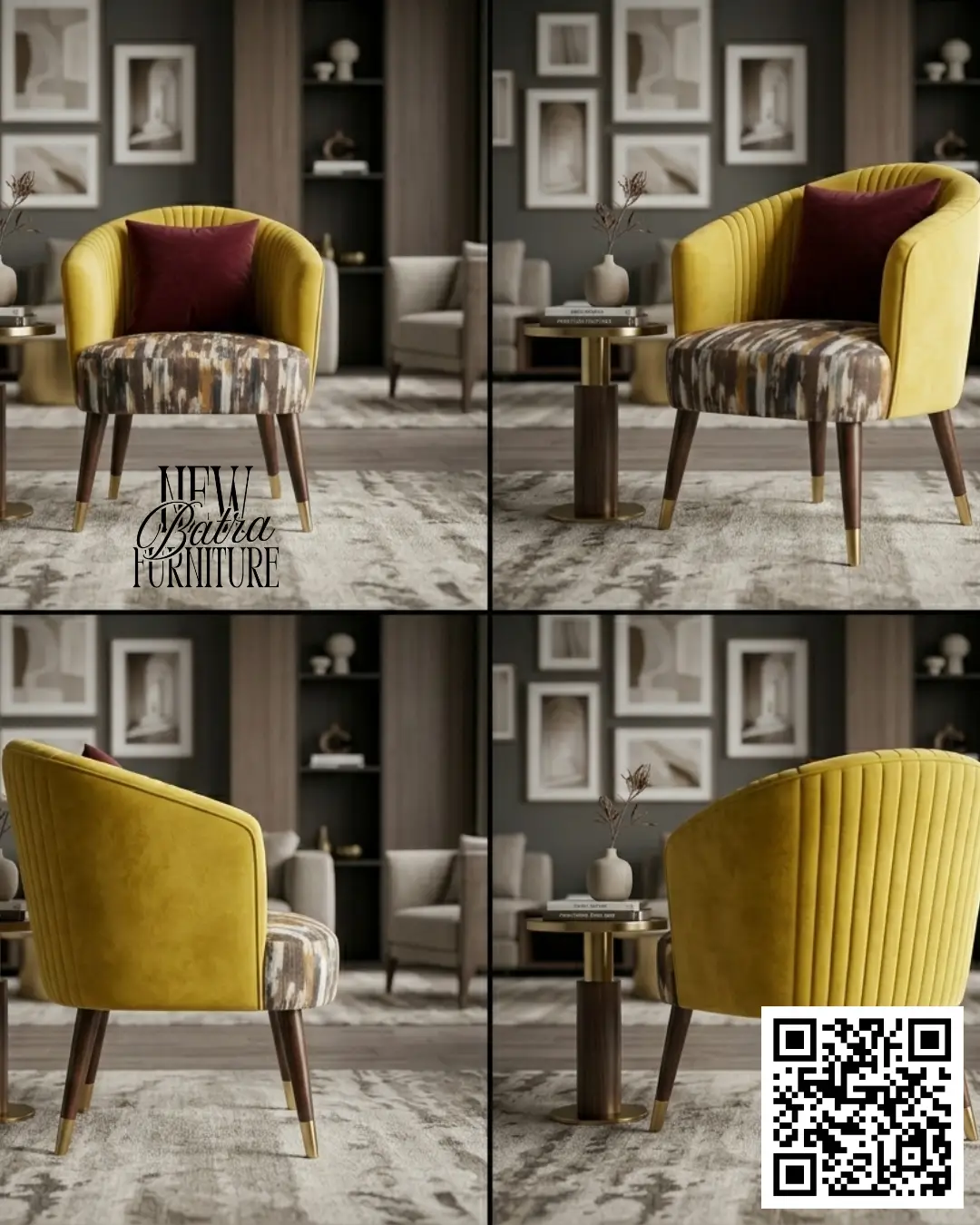 Elegant Accent Chair view 2
