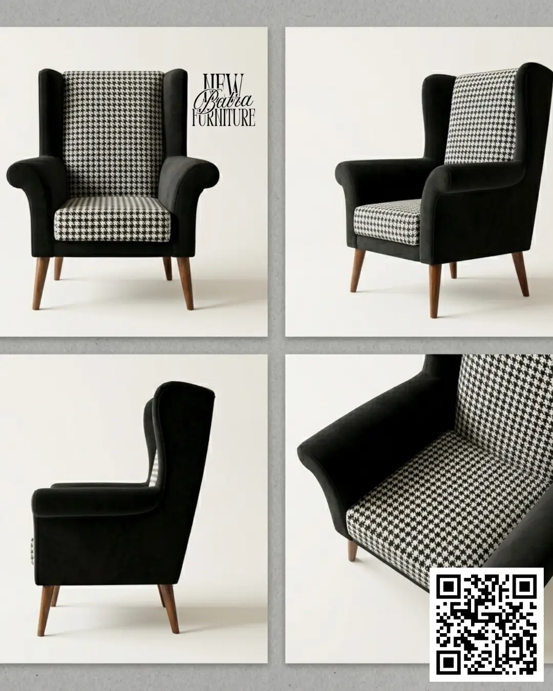 High-Back Accent Chair view 2