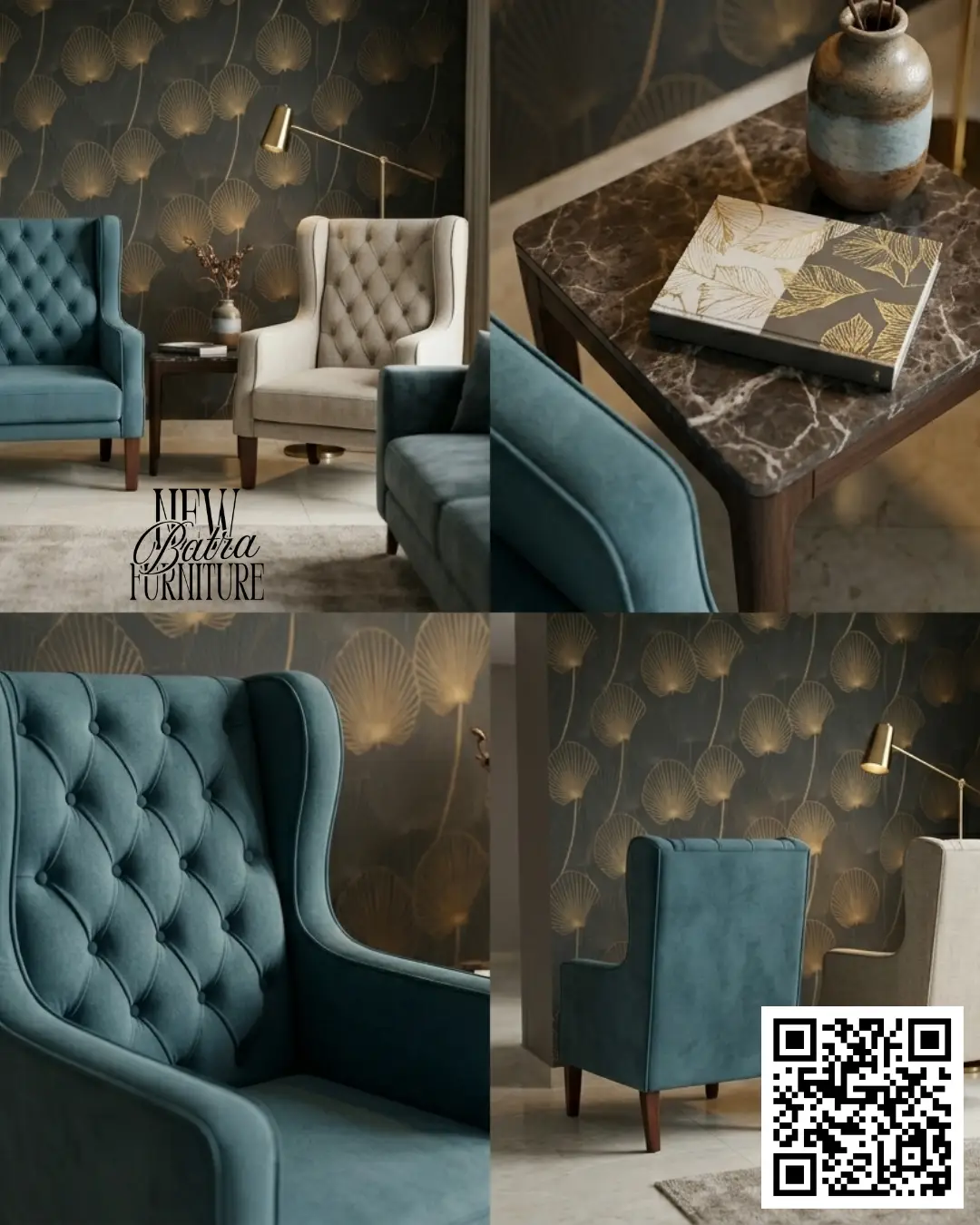 Elegant Armchair Set view 2