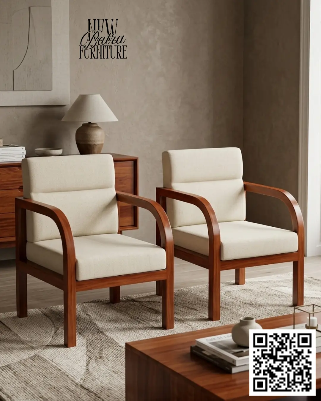 Wooden Armchair by New Batra Furniture view 2