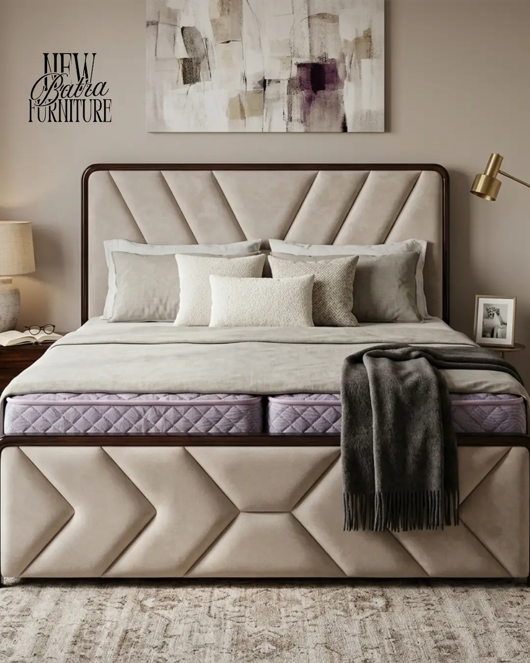 Designer Bed - New Batra Furniture