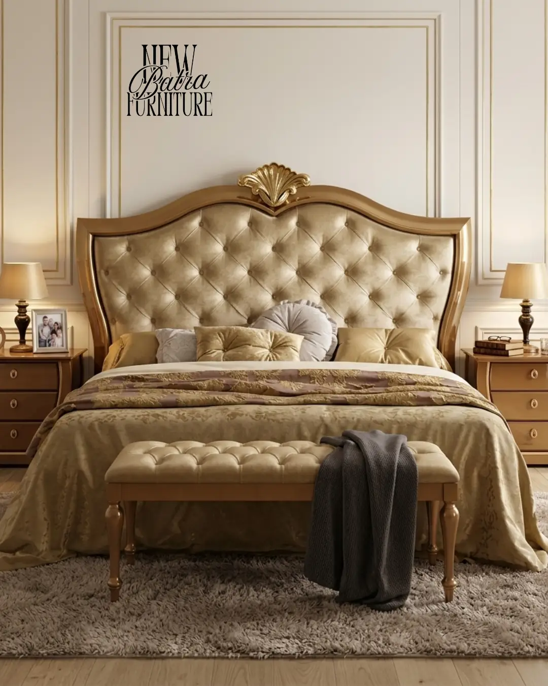Luxury Velvet Bed