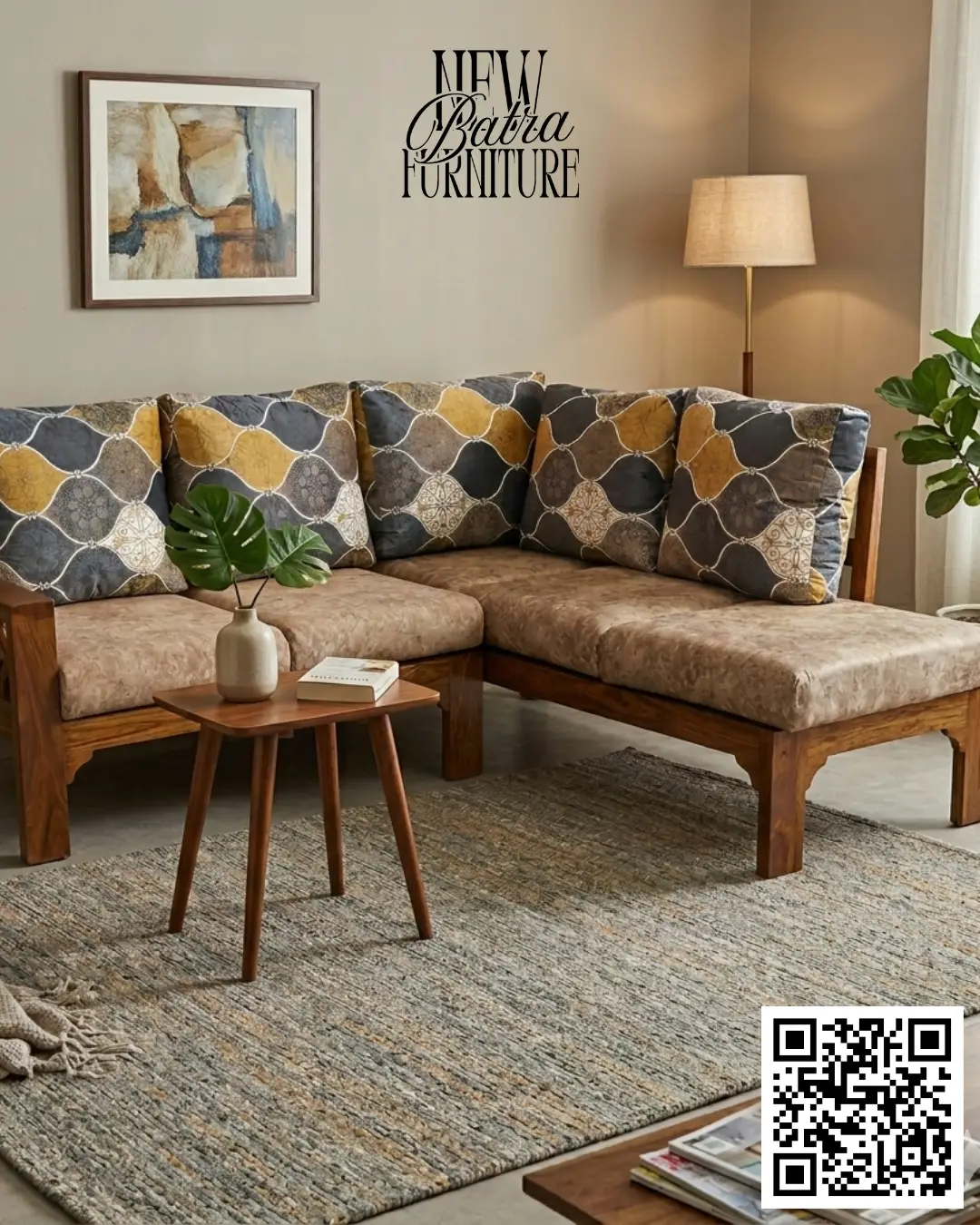 L-Shaped Sofa Set
