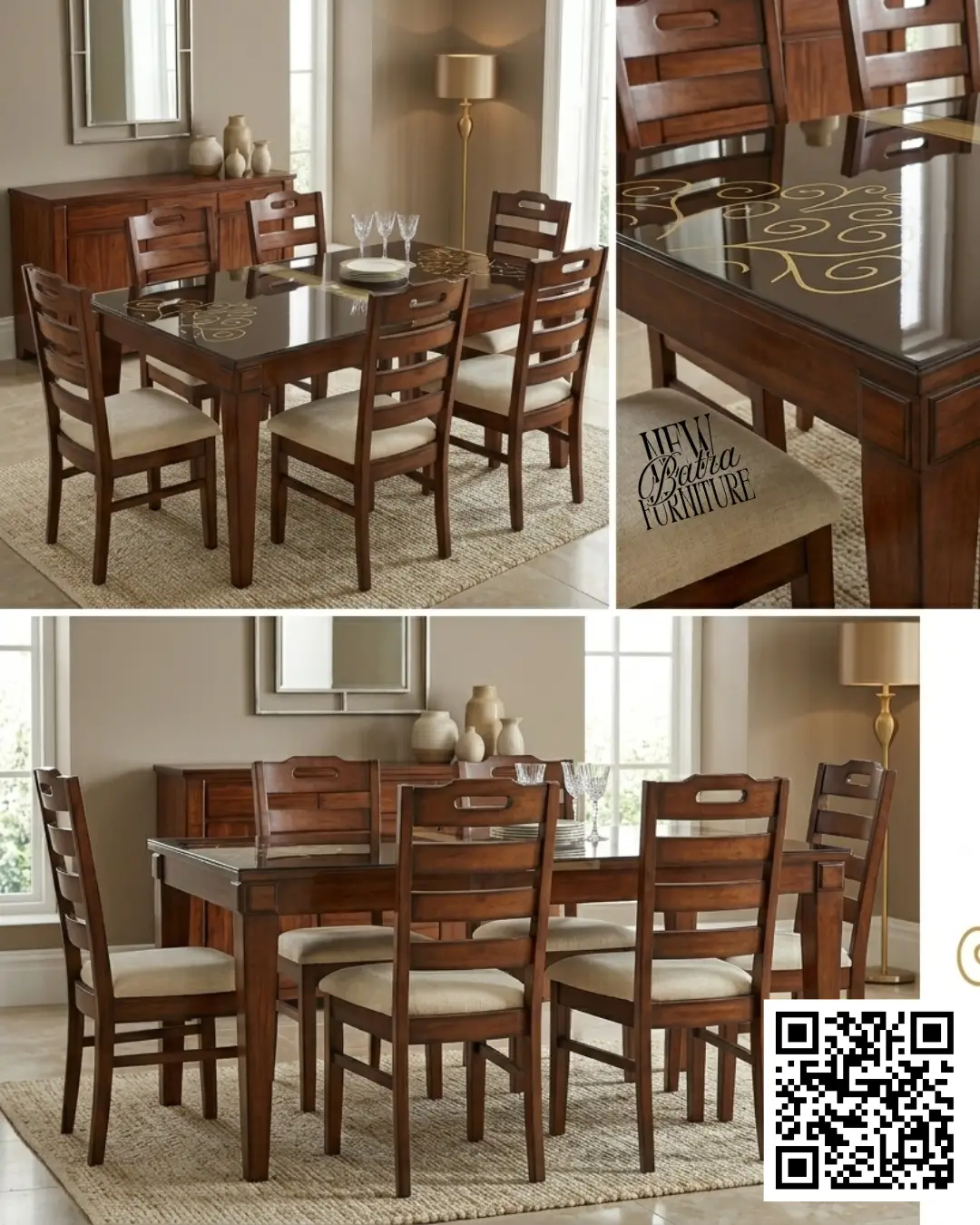 Elegant Dining Table Set- NEW BATRA FURNITURE view 2