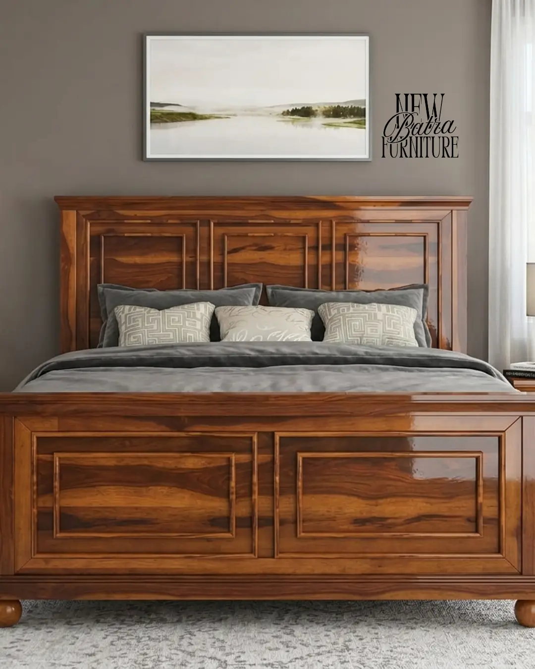 Wooden King Size Bed