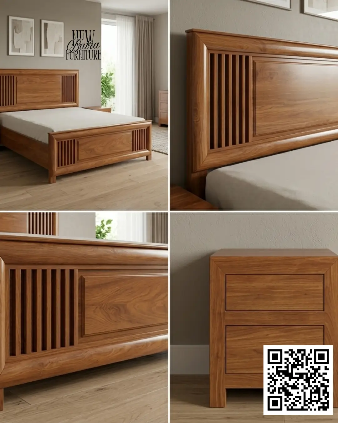 Elegant Wooden Bed new batra furniture view 2