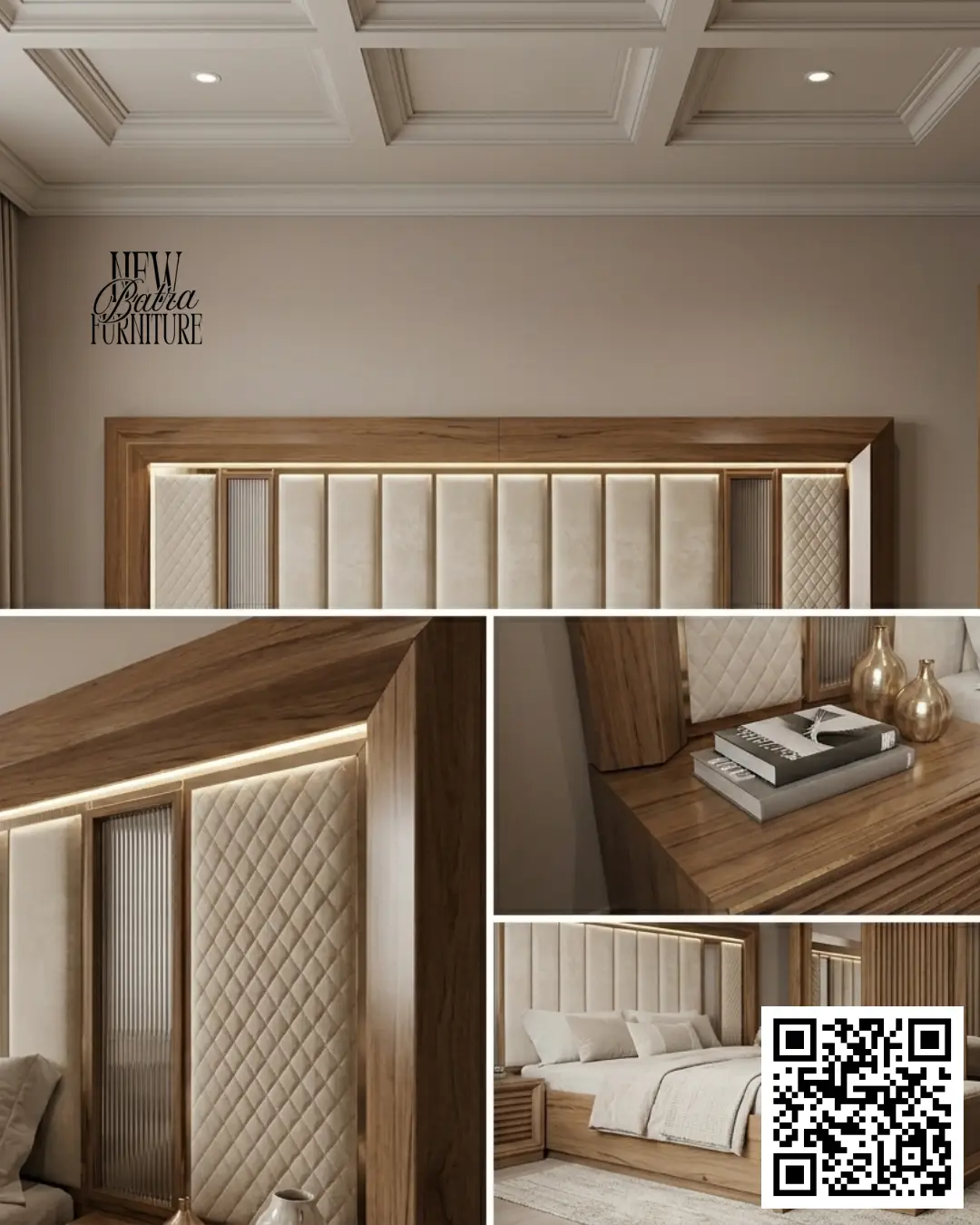 King Size Wooden Bed by New Batra Furniture view 2