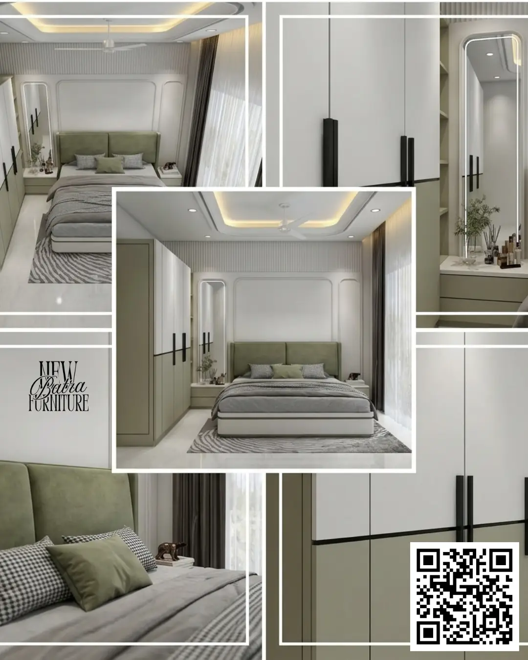 Green Modern Bed by New Batra Furniture view 2