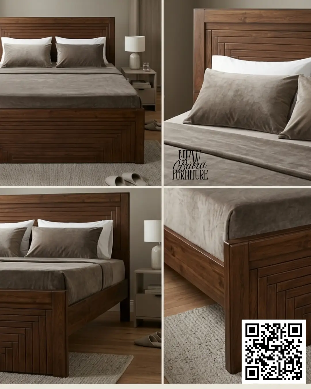 Designer Wooden Bed view 2