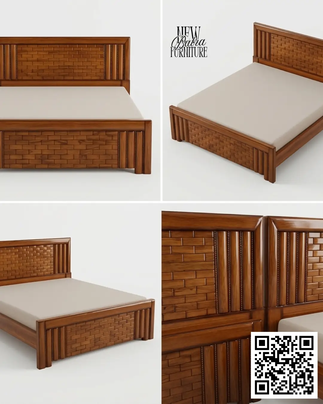 New Batra Furniture king-size bed view 2